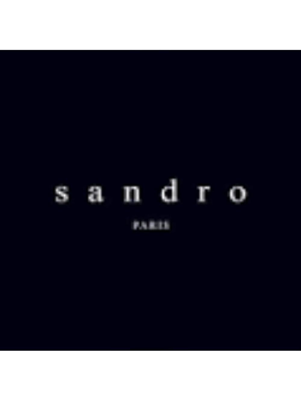Sandro Paris Tori Flared Lace Inset High Rise Raw Hem Jeans Size 38 (M /6-8) - Picture 2 of 10